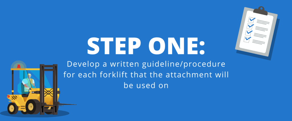 Develop a guideline to obtain written approval of attachments 