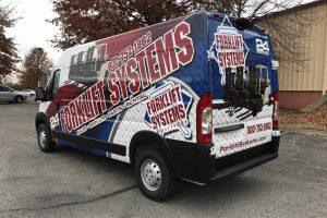 New Forklift Systems Service and Repair Van